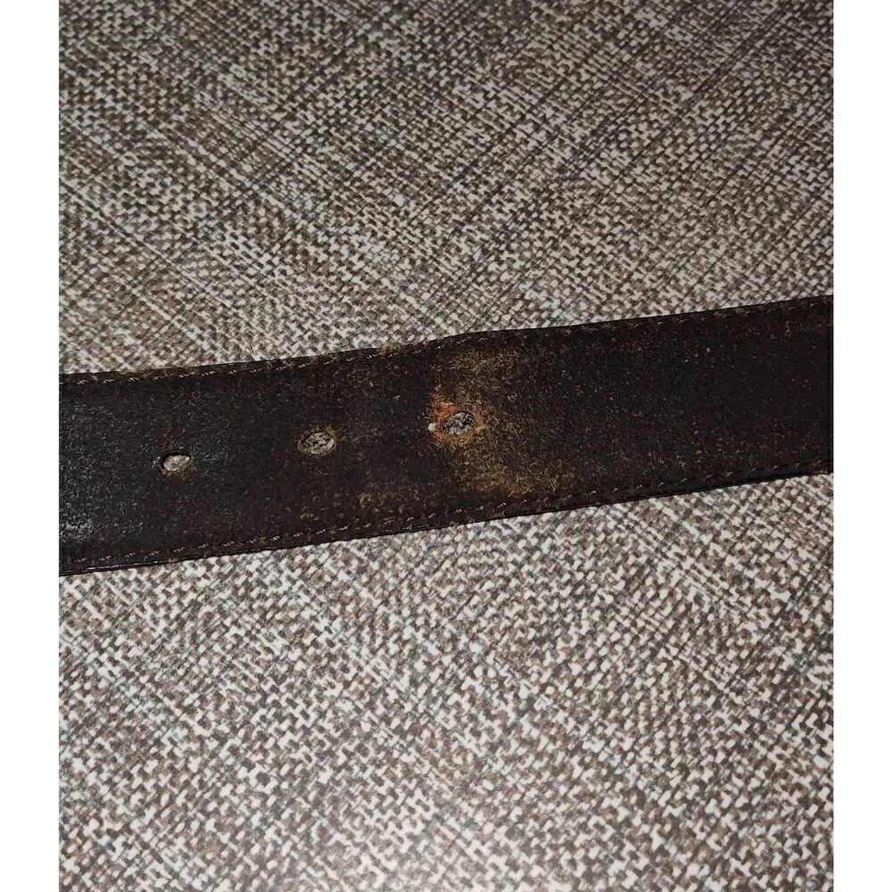 Columbia Brown genuine leather belt 12CO0289 Size 42 great quality